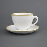 FB989 Olympia Kiln 230ml Cup Saucer Chalk 140mm (Pack of 6) JD Catering Equipment Solutions Ltd