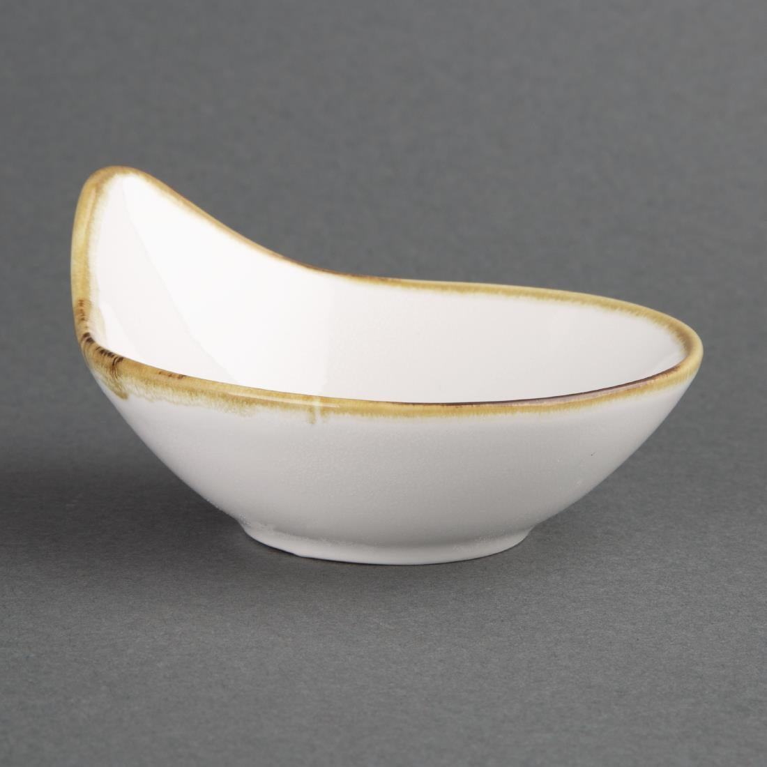 FB994 Olympia Kiln Dipper Bowl Chalk 100mm 70ml (Pack of 12) JD Catering Equipment Solutions Ltd