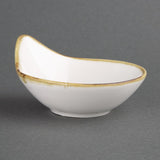 FB994 Olympia Kiln Dipper Bowl Chalk 100mm 70ml (Pack of 12) JD Catering Equipment Solutions Ltd