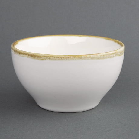 FB995 Olympia Kiln Round Bowl Chalk 140mm 635ml (Pack of 6) JD Catering Equipment Solutions Ltd