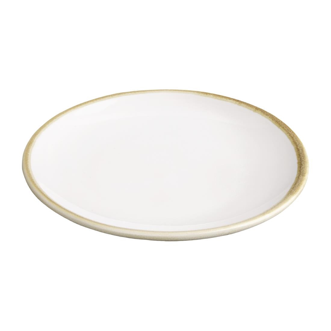FB999 Olympia Kiln Coupe Plate Chalk 228mm (Pack of 6) JD Catering Equipment Solutions Ltd