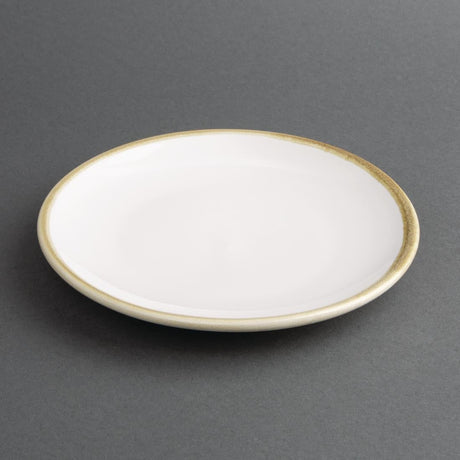 FB999 Olympia Kiln Coupe Plate Chalk 228mm (Pack of 6) JD Catering Equipment Solutions Ltd