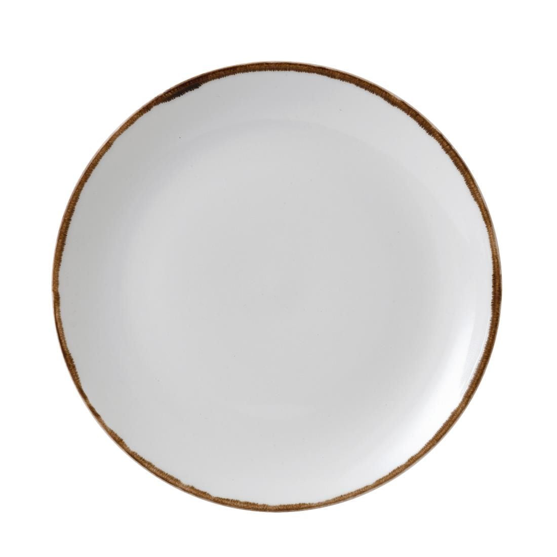 FC002 Dudson Harvest Evolve Coupe Plates Natural 260mm (Pack of 12) JD Catering Equipment Solutions Ltd