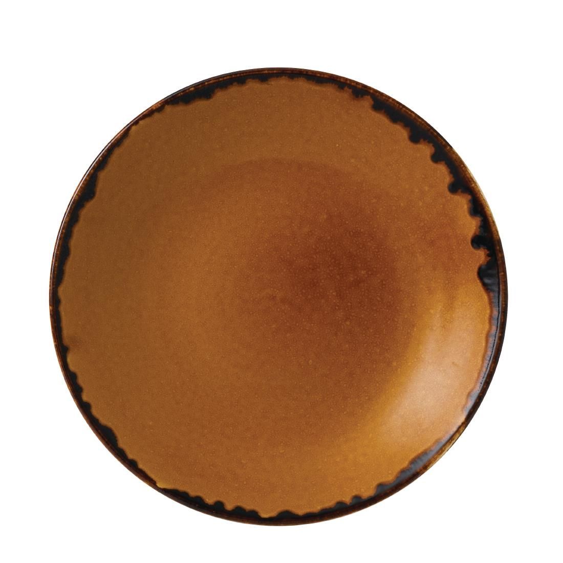FC023 Dudson Harvest Deep Coupe Plates Brown 281mm (Pack of 12) JD Catering Equipment Solutions Ltd