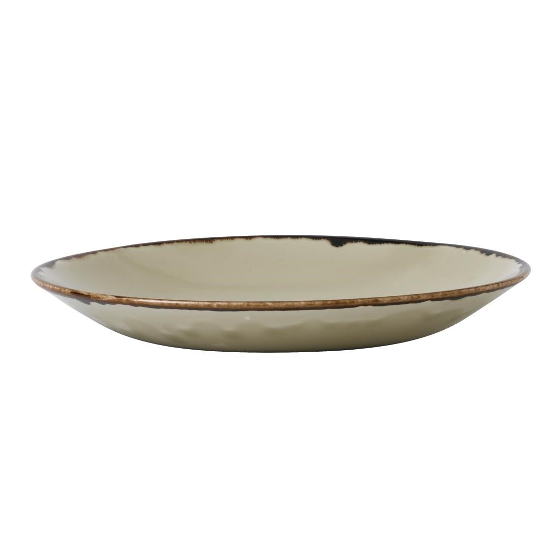 FC035 Dudson Harvest Deep Coupe Plates Linen 255mm (Pack of 12) JD Catering Equipment Solutions Ltd