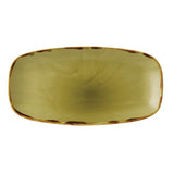 FC047 Dudson Harvest Oblong Chefs Plates Green 355 x 189mm (Pack of 6) - JD Catering Equipment Solutions Ltd