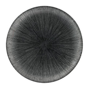 FC101 Churchill Studio Prints Agano Coupe Plates Black 260mm (Pack of 12) - JD Catering Equipment Solutions Ltd