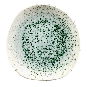 FC123 Churchill Studio Prints Mineral Green Centre Print Organic Round Plates 186mm (Pack of 12) - JD Catering Equipment Solutions Ltd