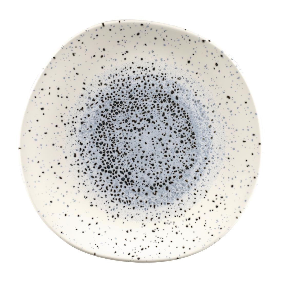FC126 Churchill Studio Prints Mineral Blue Centre Organic Round Plates 264mm (Pack of 12) JD Catering Equipment Solutions Ltd