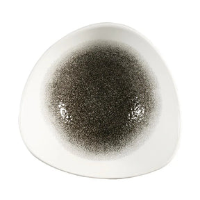 FC134 Churchill Studio Prints Raku Triangle Bowls Quartz Black 185mm 370ml (Pack of 12) - JD Catering Equipment Solutions Ltd