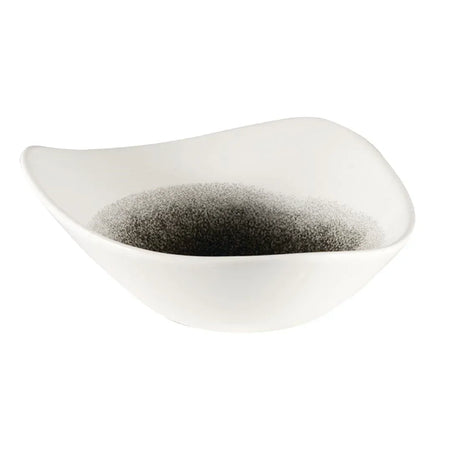 FC134 Churchill Studio Prints Raku Triangle Bowls Quartz Black 185mm 370ml (Pack of 12) - JD Catering Equipment Solutions Ltd