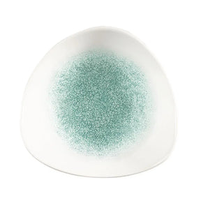 FC139 Churchill Studio Prints Raku Triangle Bowls Jade Green 185mm 370ml (Pack of 12) - JD Catering Equipment Solutions Ltd