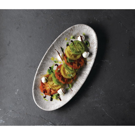 FC142 Churchill Studio Prints Stone Chefs Plates Agate Grey 299 x 150mm (Pack of 12) - JD Catering Equipment Solutions Ltd