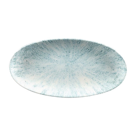 FC146 Churchill Studio Prints Stone Chefs Plates Aquamarine 299 x 150mm (Pack of 12) JD Catering Equipment Solutions Ltd