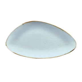 FC160 Churchill Stonecast Triangular Chefs Plates Duck Egg 355 x 188mm (Pack of 6) - JD Catering Equipment Solutions Ltd