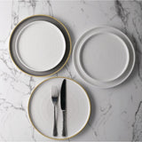 FC161 Churchill Stonecast Walled Chefs Plates Barley White 260mm (Pack of 6) JD Catering Equipment Solutions Ltd