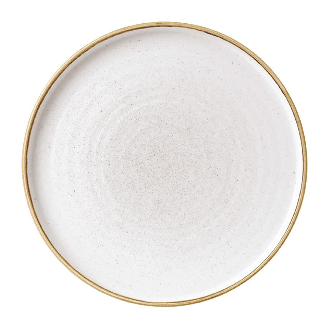 FC162 Churchill Stonecast Walled Chefs Plates Barley White 210mm (Pack of 6) JD Catering Equipment Solutions Ltd