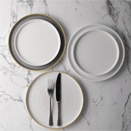FC165 Churchill Walled Chefs Plates White 260mm (Pack of 6) - JD Catering Equipment Solutions Ltd