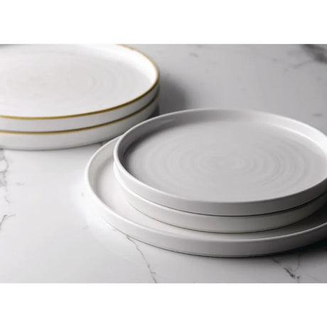 FC165 Churchill Walled Chefs Plates White 260mm (Pack of 6) - JD Catering Equipment Solutions Ltd