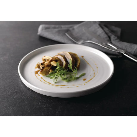 FC166 Churchill Walled Chefs Plates White 210mm (Pack of 6) - JD Catering Equipment Solutions Ltd
