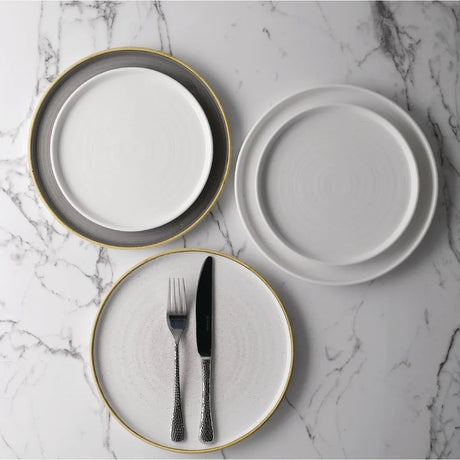 FC166 Churchill Walled Chefs Plates White 210mm (Pack of 6) - JD Catering Equipment Solutions Ltd