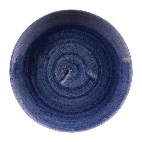 FC169 Churchill Stonecast Patina Coupe Plates Cobalt 217mm (Pack of 12) JD Catering Equipment Solutions Ltd