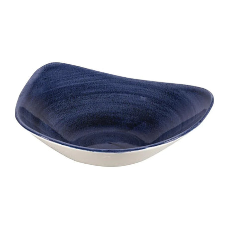 FC173 Churchill Stonecast Patina Triangular Bowls Cobalt 235mm (Pack of 12) - JD Catering Equipment Solutions Ltd
