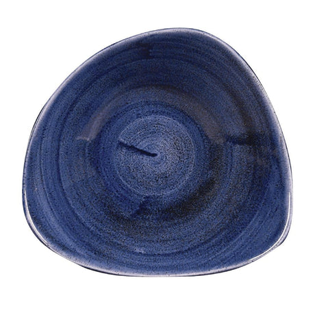 FC173 Churchill Stonecast Patina Triangular Bowls Cobalt 235mm (Pack of 12) JD Catering Equipment Solutions Ltd