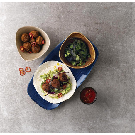 FC176 Churchill Stonecast Patina No. 4 Chefs Plates Cobalt 355 x 189mm (Pack of 6) - JD Catering Equipment Solutions Ltd