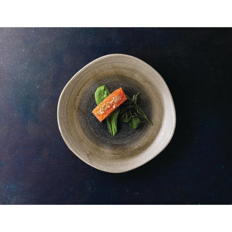 FC178 Churchill Stonecast Aqueous Organic Round Plates Bayou Taupe 264mm (Pack of 12) - JD Catering Equipment Solutions Ltd