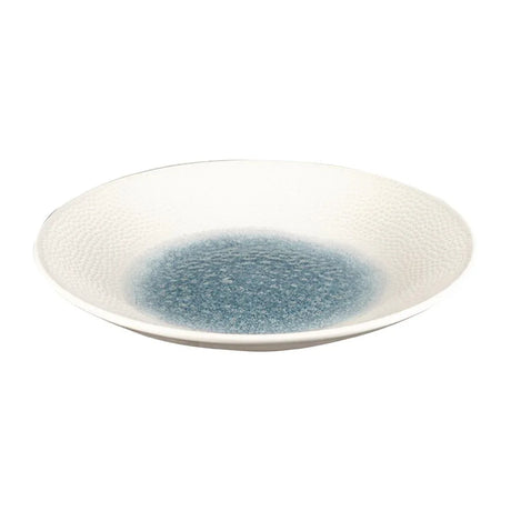 FC184 Churchill Isla Centre Print Deep Coupe Plates Topaz Blue 281mm (Pack of 12) - JD Catering Equipment Solutions Ltd
