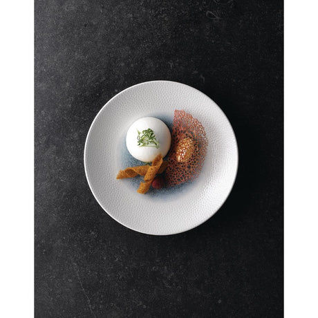 FC185 Churchill Isla Centre Print Deep Coupe Plates Topaz Blue 255mm (Pack of 12) - JD Catering Equipment Solutions Ltd