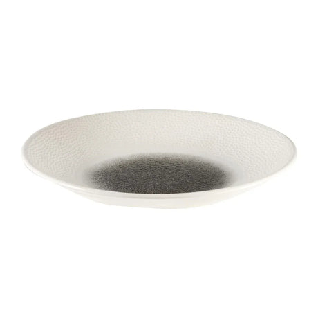 FC187 Churchill Isla Centre Print Deep Coupe Plates Quartz Black 255mm (Pack of 12) - JD Catering Equipment Solutions Ltd