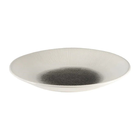 FC190 Churchill Bamboo Centre Print Deep Coupe Plates Quartz Black 281mm (Pack of 12) - JD Catering Equipment Solutions Ltd