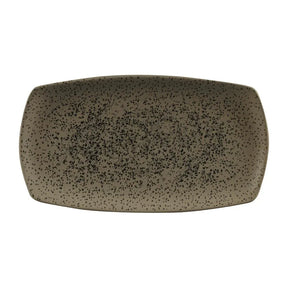 FC195 Churchill Menu Shades Caldera Rectangular Plates Flint Grey 355mm (Pack of 6) - JD Catering Equipment Solutions Ltd