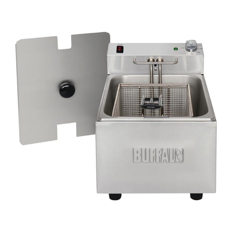 FC256 Buffalo Single Tank Single Basket 5Ltr Countertop Fryer 2.8kW JD Catering Equipment Solutions Ltd