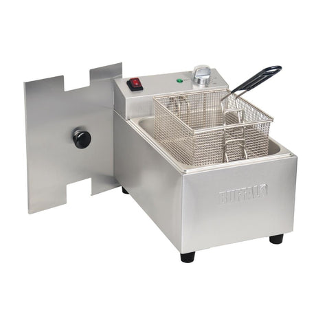 FC256 Buffalo Single Tank Single Basket 5Ltr Countertop Fryer 2.8kW JD Catering Equipment Solutions Ltd