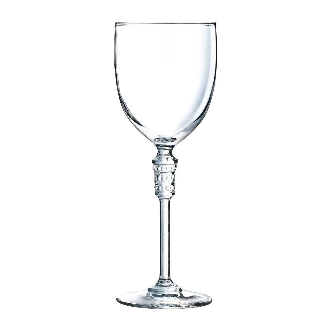 FC281 Cristal d'Arques Bracelet Wine Glasses 250ml (Pack of 12) JD Catering Equipment Solutions Ltd