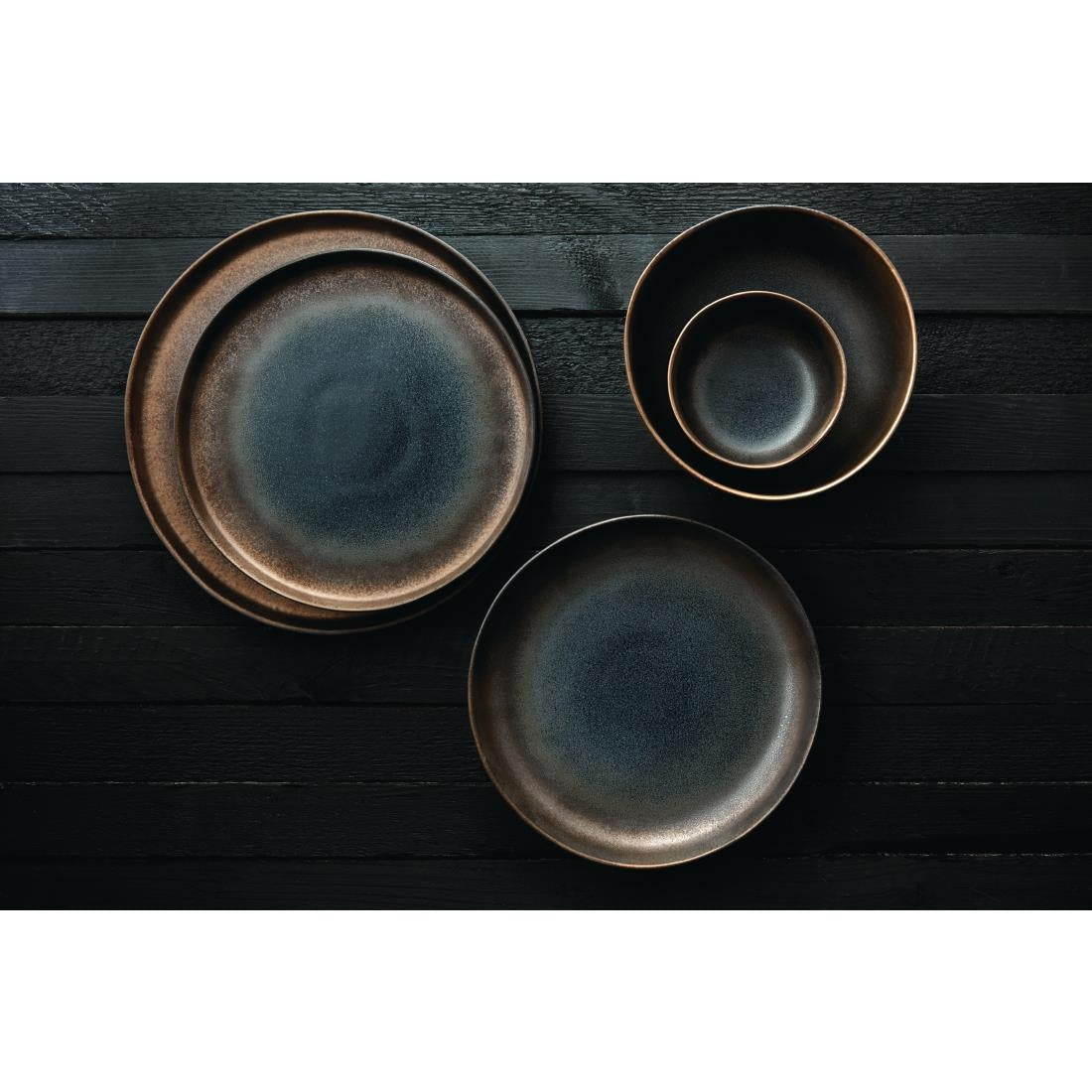 FC285 Olympia Ochre Flat Plates 260mm (Pack of 6) JD Catering Equipment Solutions Ltd