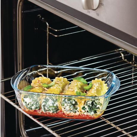 FC367 Pyrex Cook and Heat Rectangular Dish with Lid 1Ltr JD Catering Equipment Solutions Ltd