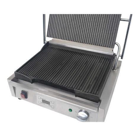 FC380 Buffalo Large Ribbed Contact Grill JD Catering Equipment Solutions Ltd