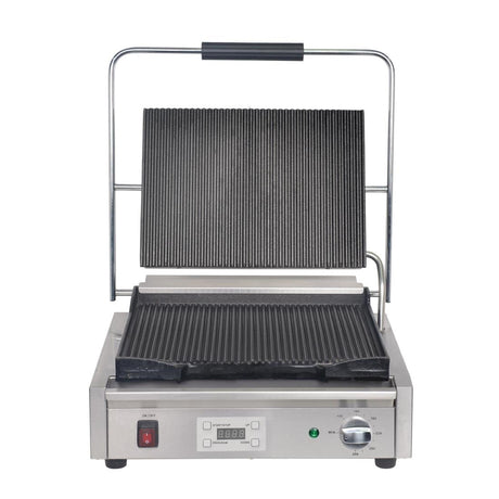 FC380 Buffalo Large Ribbed Contact Grill JD Catering Equipment Solutions Ltd