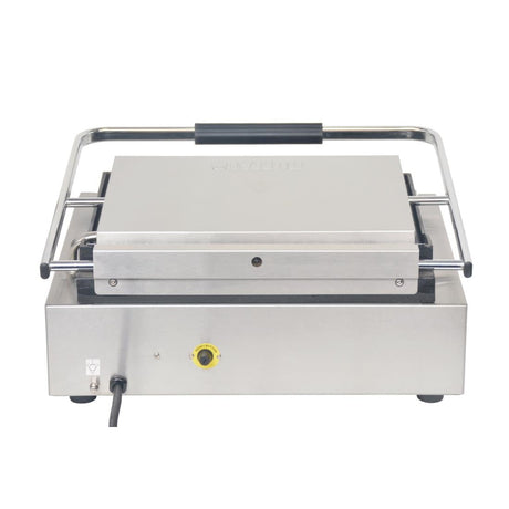 FC382 Buffalo Large Ribbed Top Contact Grill JD Catering Equipment Solutions Ltd