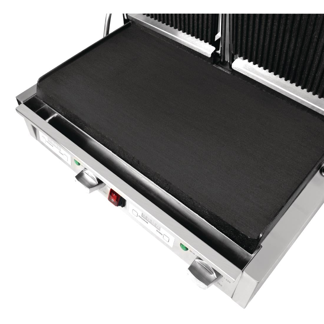 FC385 Buffalo Double Ribbed Top Contact Grill JD Catering Equipment Solutions Ltd