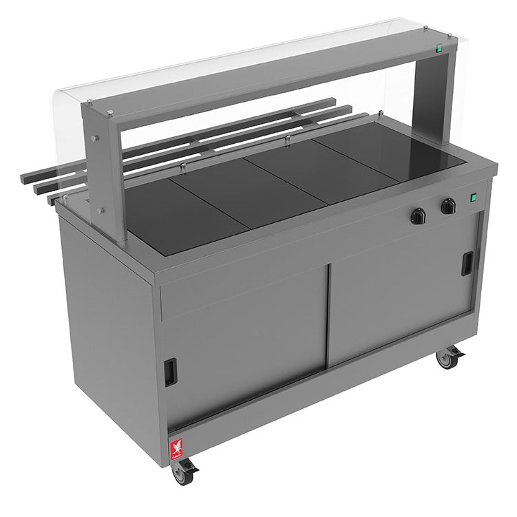 Falcon Hot Cupboard Servery Counter FC4-ST | FS023 – JD Catering Equipment