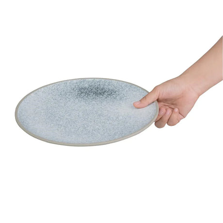 FC483 Olympia Anello Stone Raw Edge Plates 255mm (Pack of 4) - JD Catering Equipment Solutions Ltd