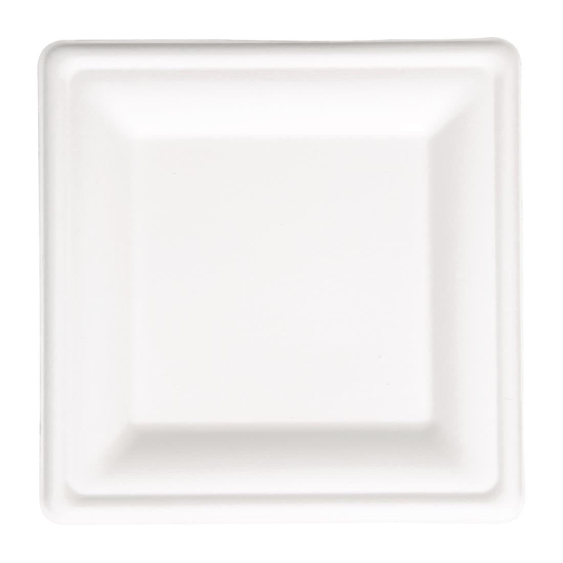 FC519 Fiesta Compostable Bagasse Square Plates 204mm (Pack of 50) JD Catering Equipment Solutions Ltd