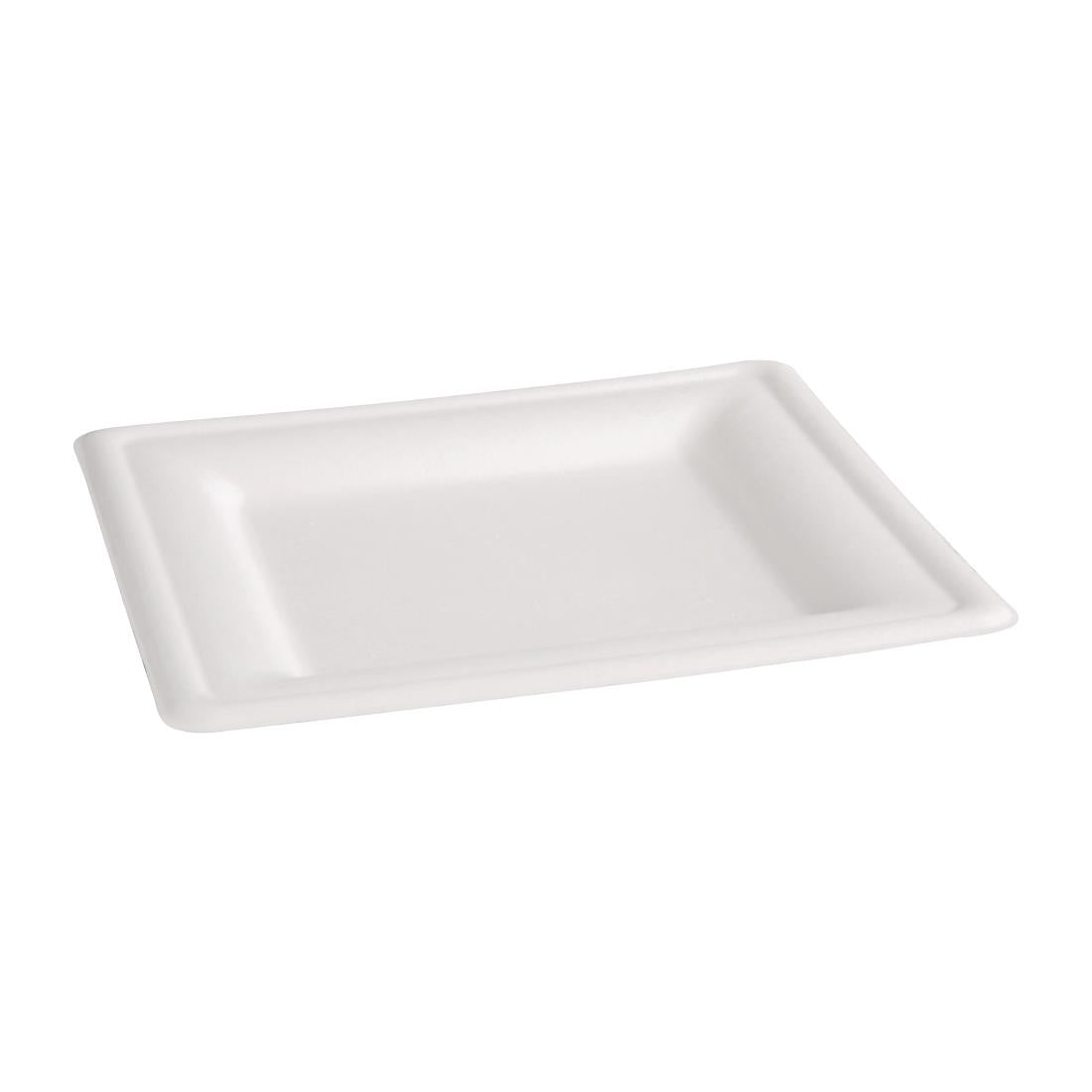 FC519 Fiesta Compostable Bagasse Square Plates 204mm (Pack of 50) JD Catering Equipment Solutions Ltd