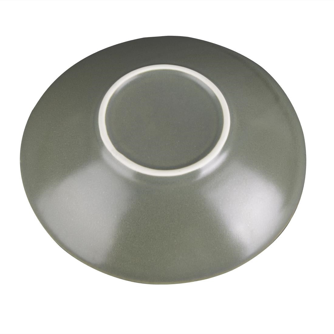 FC710 Olympia Build-a-Bowl Green Flat Bowls 190mm (Pack of 6) JD Catering Equipment Solutions Ltd