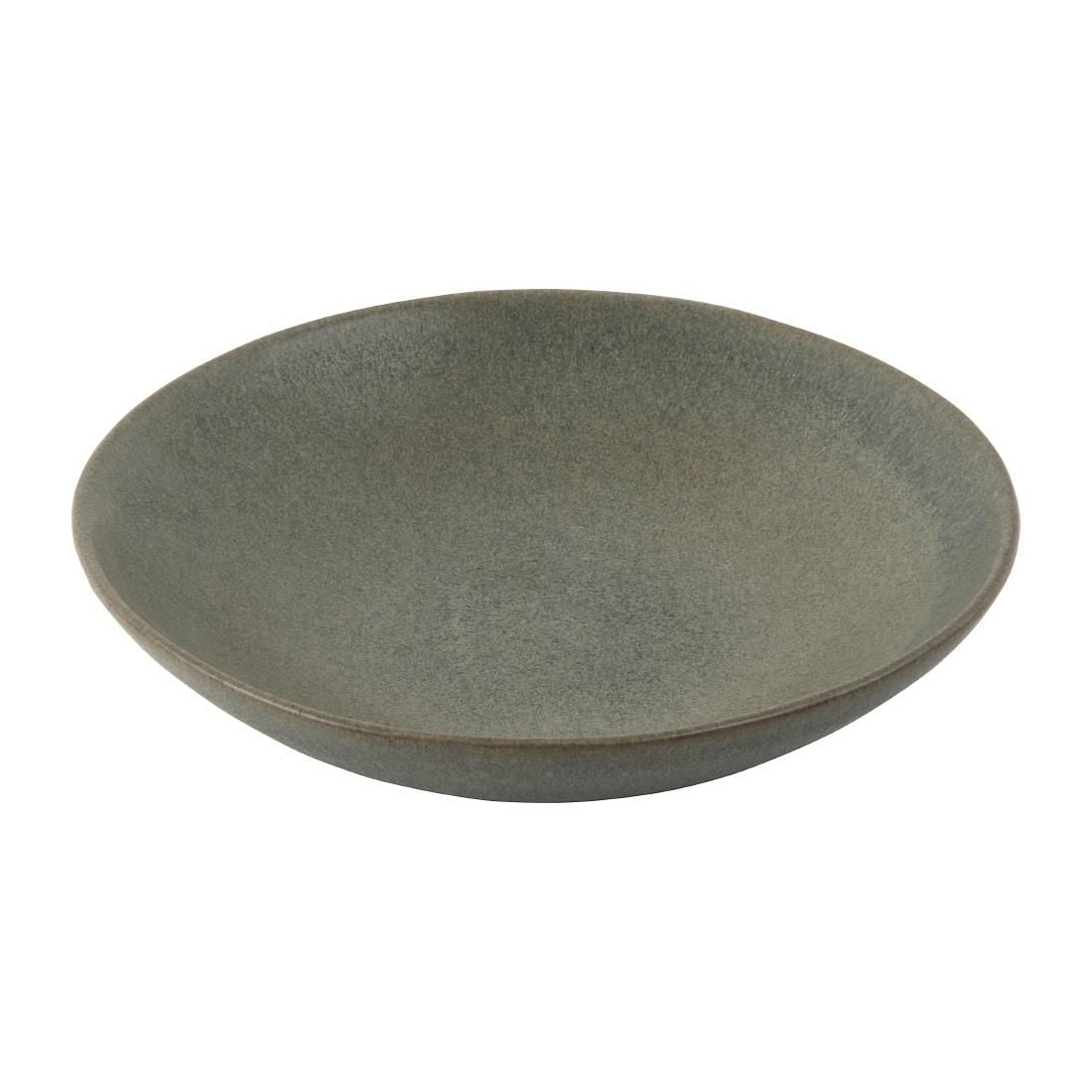 FC710 Olympia Build-a-Bowl Green Flat Bowls 190mm (Pack of 6) JD Catering Equipment Solutions Ltd
